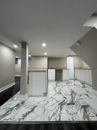 a view of a kitchen