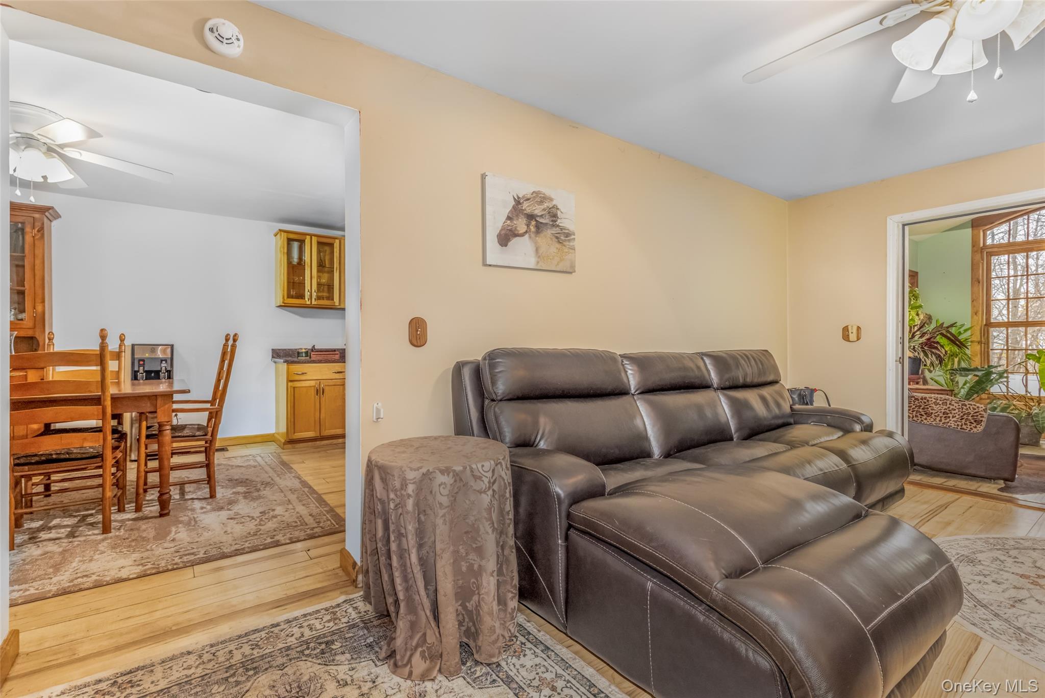 1896 Rte 44 55 Modena, NY 12548 - Photo 27 of 48 Living area with a ceiling fan and light wood-type flooring