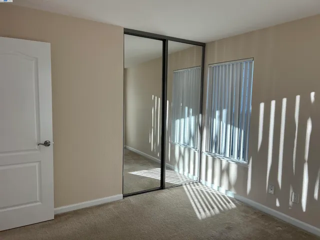 a view of a hallway with entryway