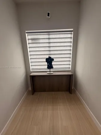 a front view of a door