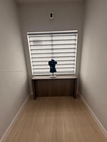 a front view of a door