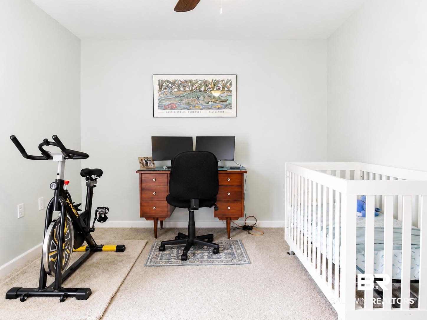 21733 Sedlack Road Silverhill, AL 36576 - Photo 19 of 22 Neutral wall paint and carpeted flooring define this versatile room