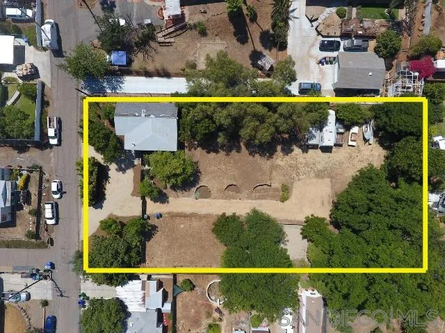 11832 Altadena Road Lakeside, CA 92040 - Photo 4 of 5 an aerial view of a house with a swimming pool