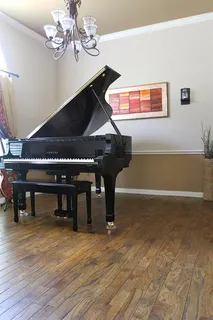 a view of a room with shelves and wooden floor