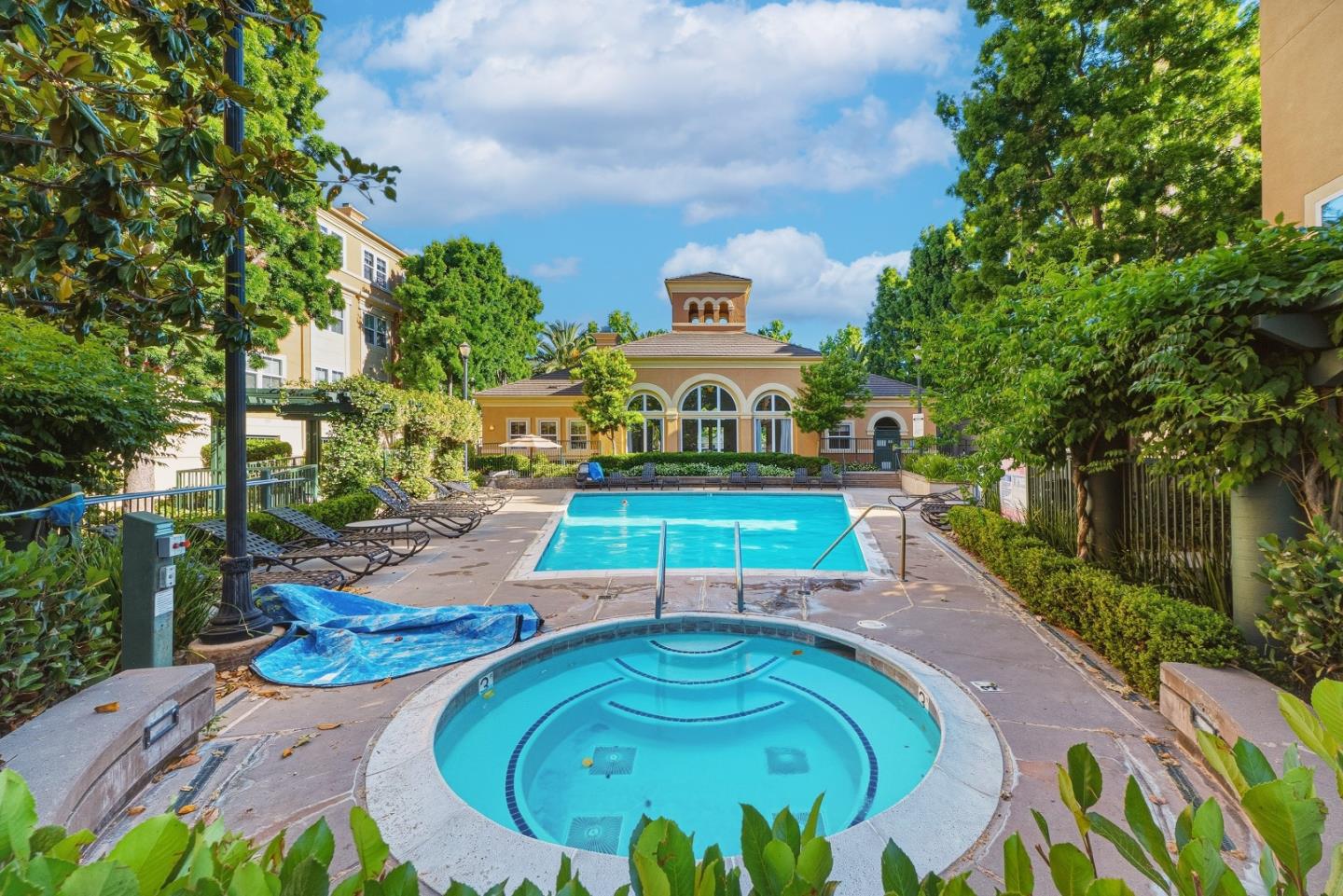 1390 Saddle Rack Street, Unit 223 San Jose, CA 95126 - Photo 25 of 36 a view of a swimming pool with a patio