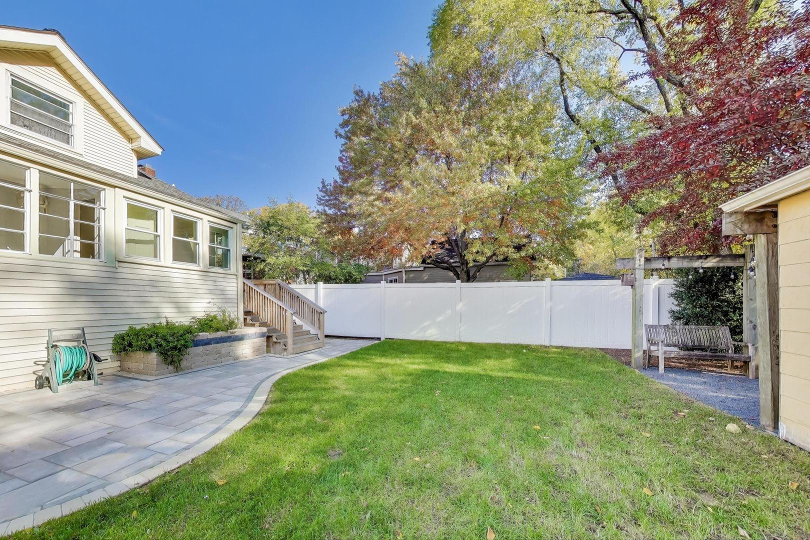 1020 Harvard Terrace Evanston, IL 60202 - Photo 27 of 31 a view of a backyard with a garden
