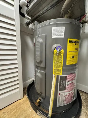 a view of water heater room