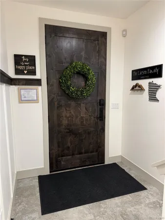 a view of a entryway with stairs