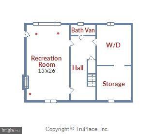 3931 Chesterbrook Road Arlington, VA 22207 - Photo 26 of 28 Lower level floor plan
