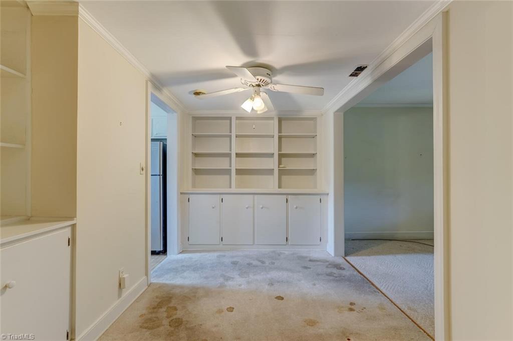 2902 St Marks Road Southwest, Unit D Winston-Salem, NC 27103 - Photo 10 of 23 Dining Room with Built Ins