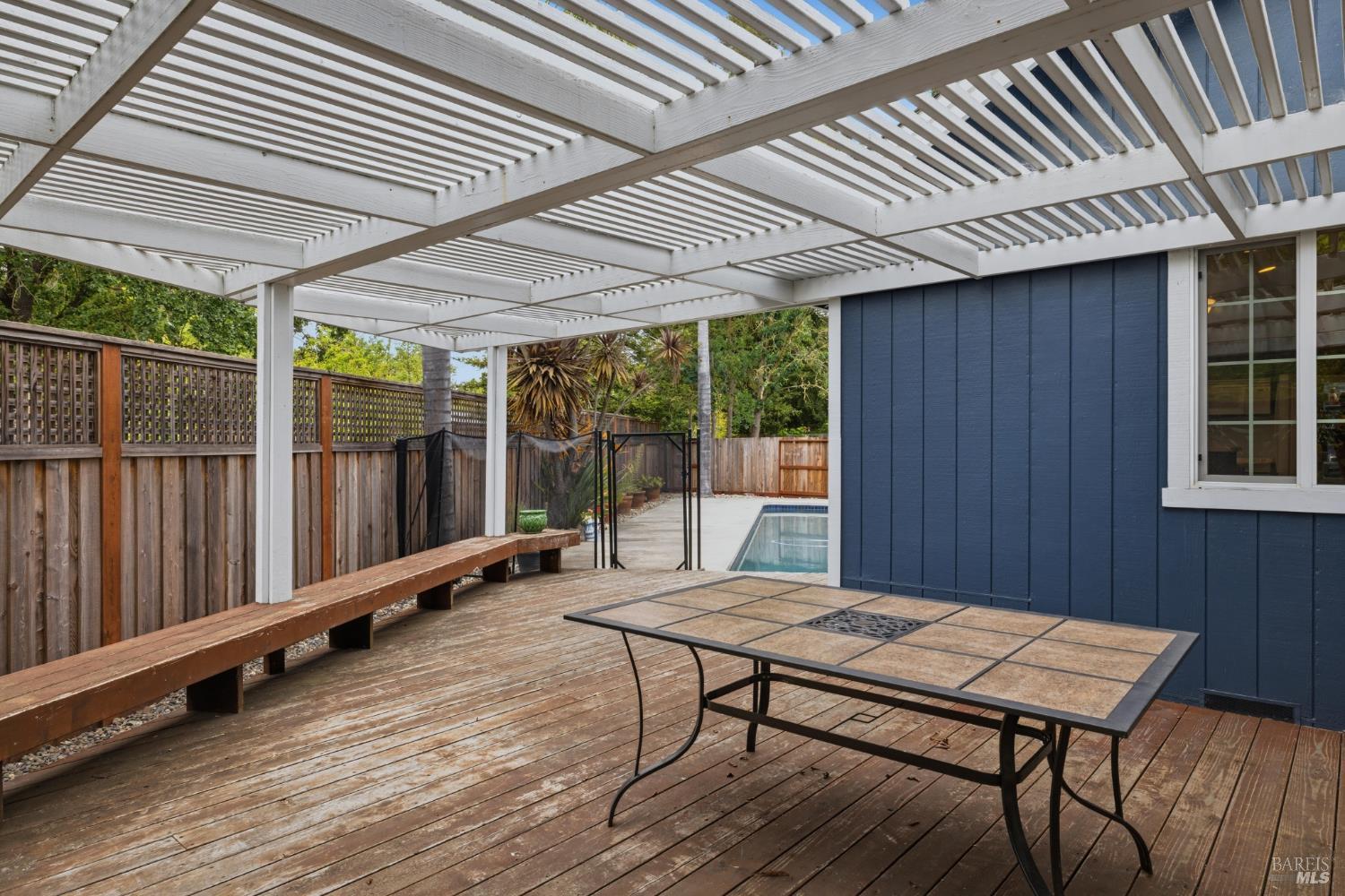 2273 White Chapel Court Santa Rosa, CA 95401 - Photo 17 of 59 Backyard Deck before refresh.
