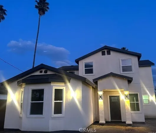 a view of a house with a door
