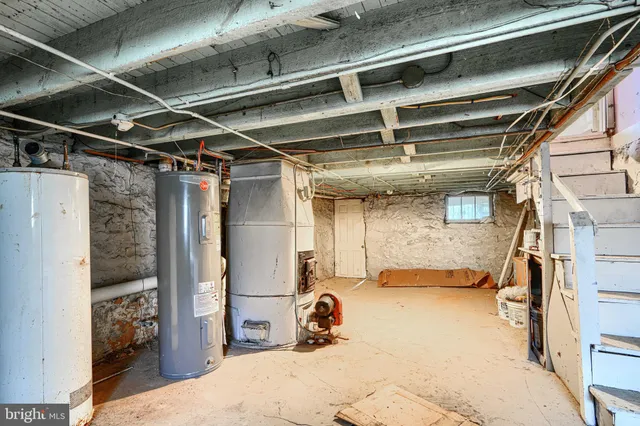 a view of a storage room