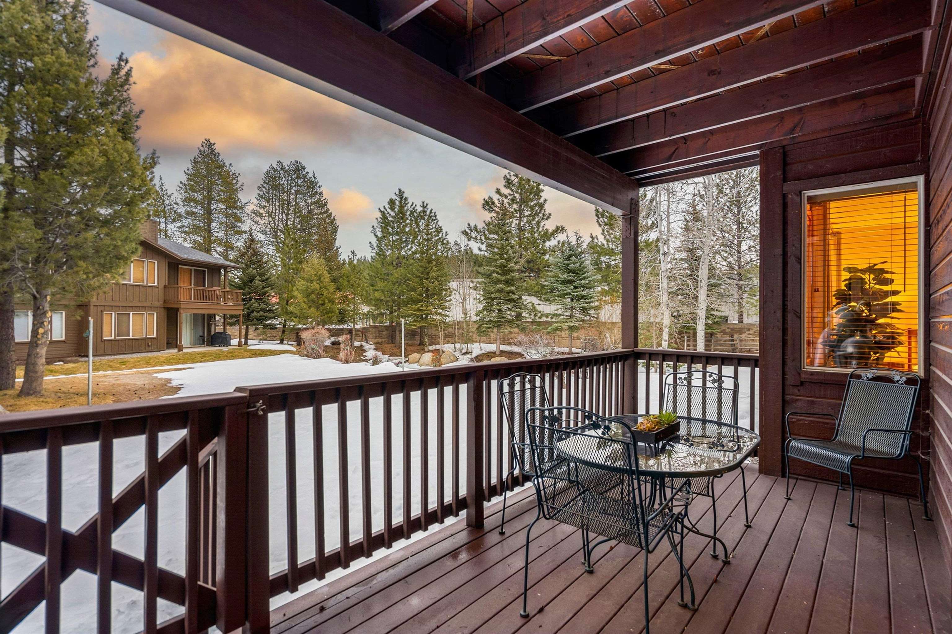 11420 Dolomite Way, Unit 1 Truckee, CA 96161 - Photo 27 of 28 a view of a two chairs in the balcony
