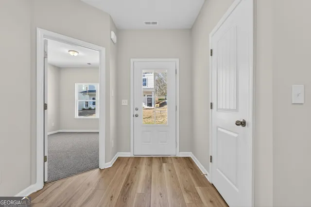 wooden floor in a gallery