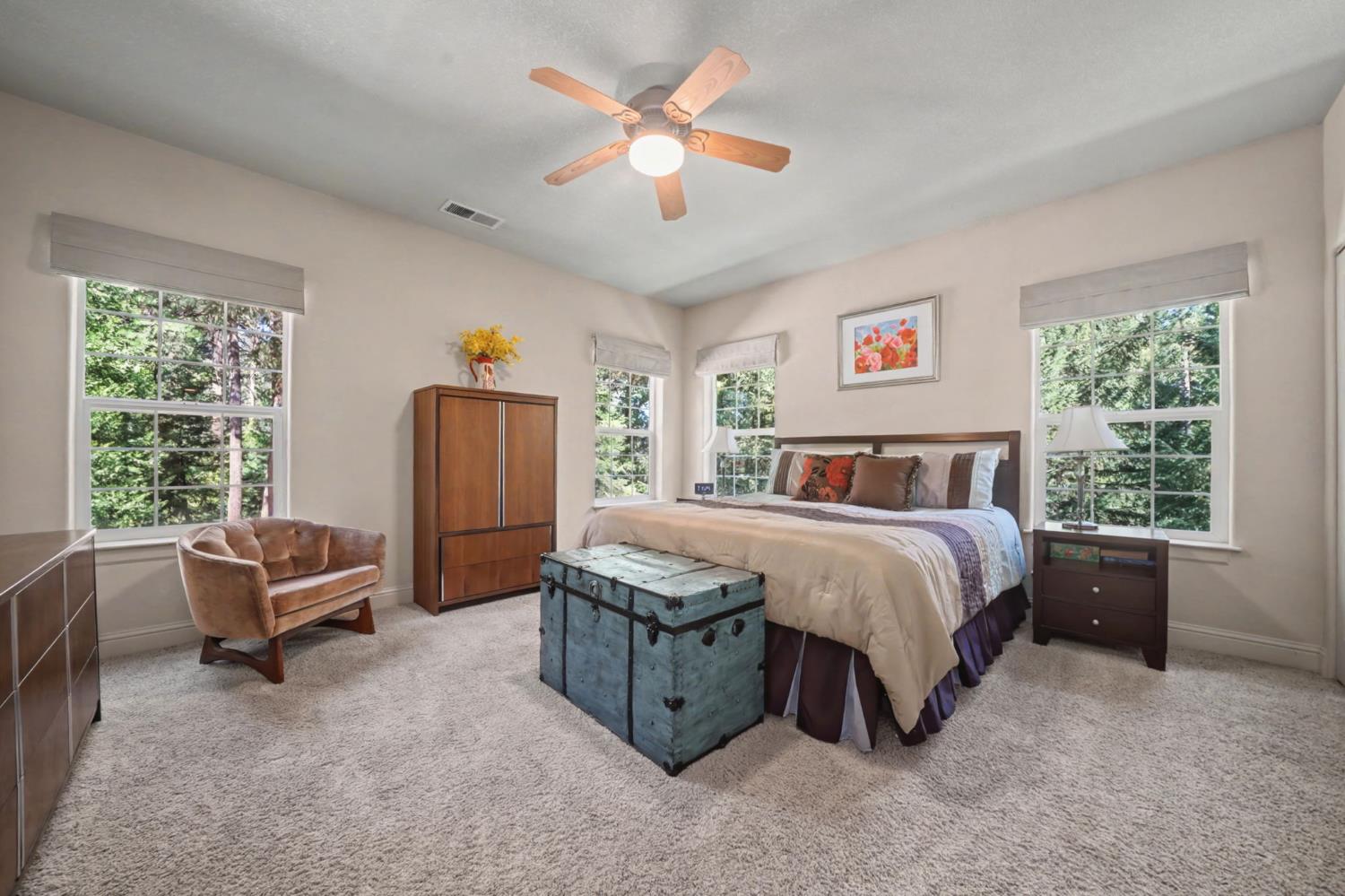 16111 Pioneer Creek Road Pioneer, CA 95666 - Photo 27 of 59 a spacious bedroom with a bed and a window