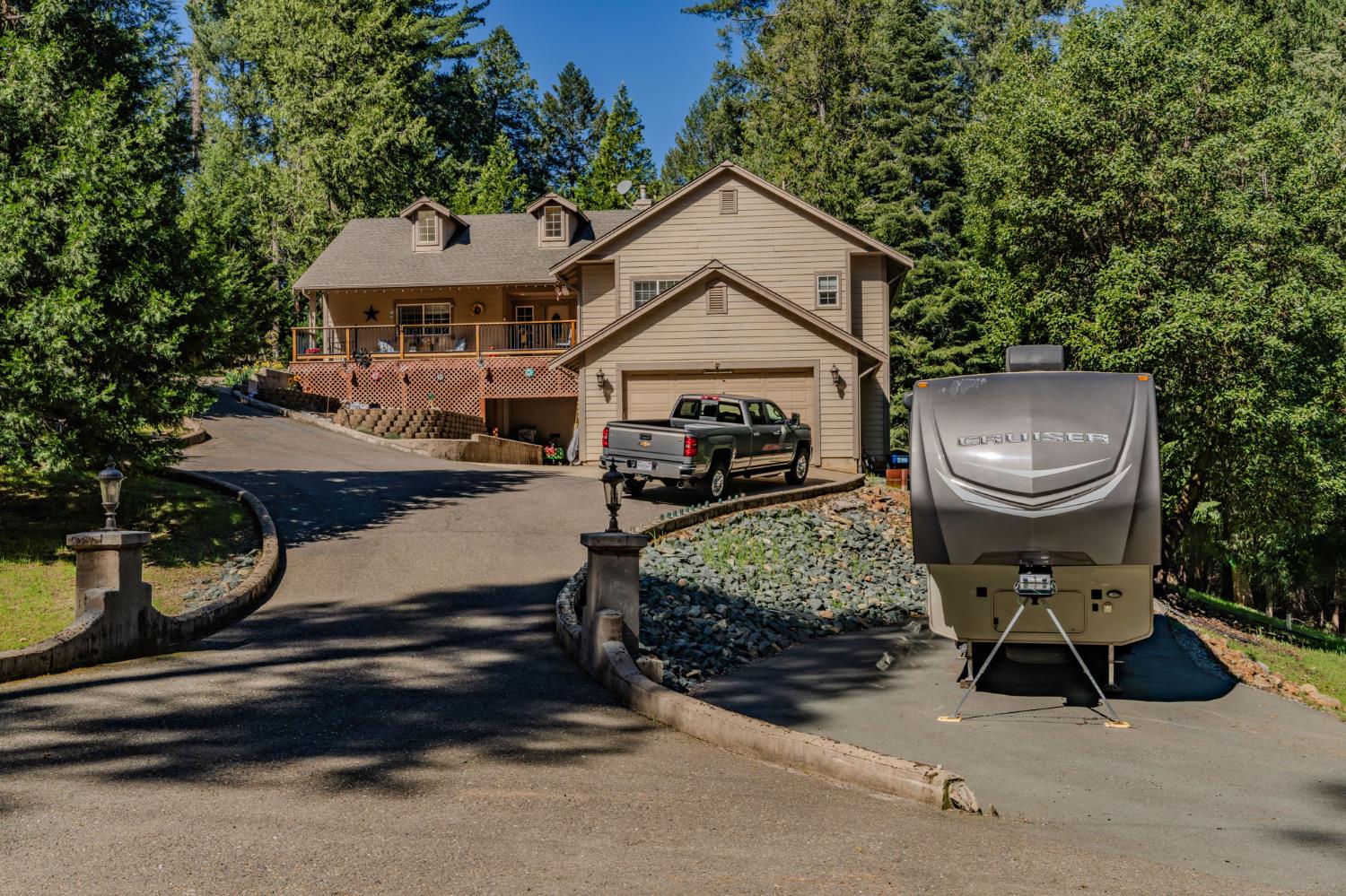 16111 Pioneer Creek Road Pioneer, CA 95666 - Photo 52 of 59 a front view of a house with sitting area