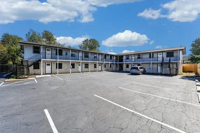 a view of a house with a terrace