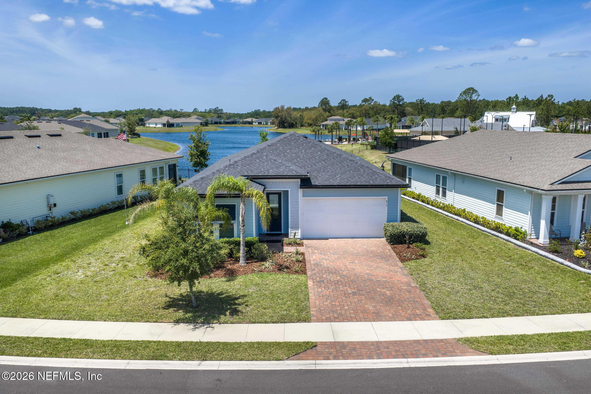 813 Rustic Mill Dr Street St. Augustine, FL 32092 - Photo 1 of 57 a aerial view of a house with a yard and plants