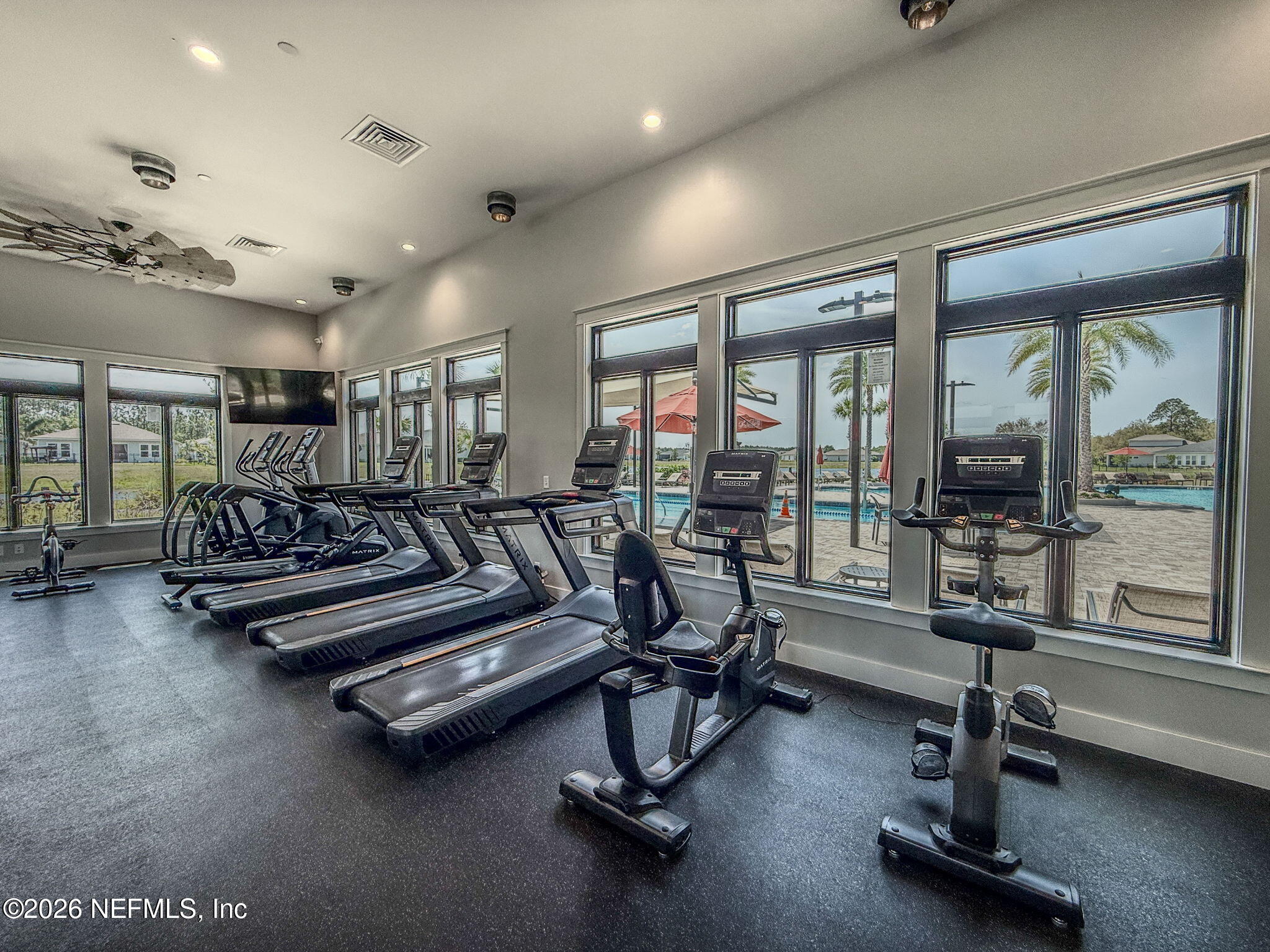 813 Rustic Mill Dr Street St. Augustine, FL 32092 - Photo 47 of 57 a view of a room with gym equipment