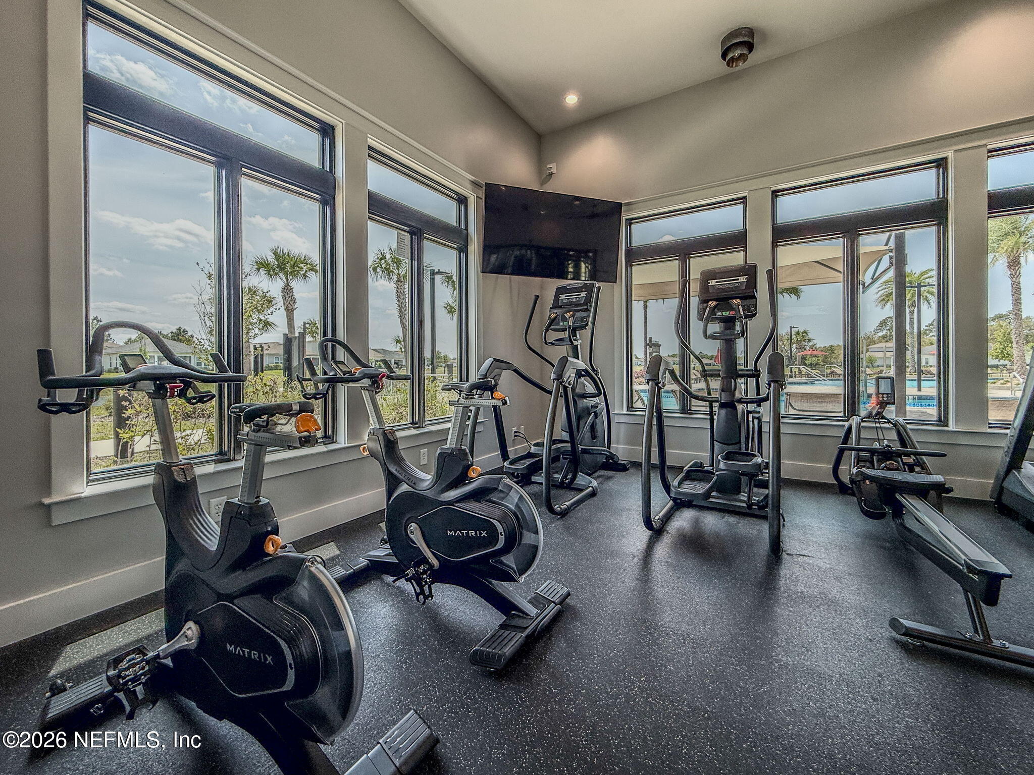 813 Rustic Mill Dr Street St. Augustine, FL 32092 - Photo 48 of 57 a view of a room with gym equipment