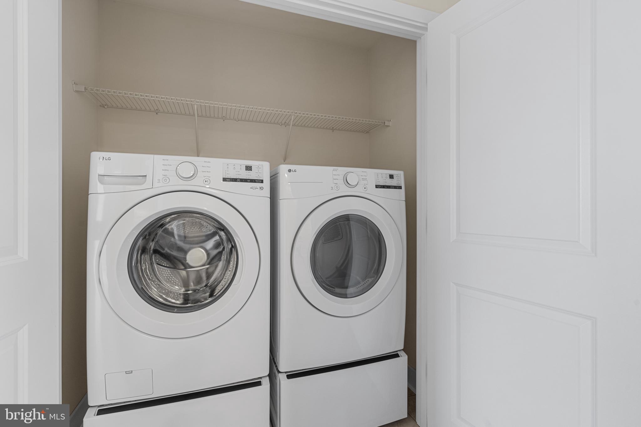 1730 Water Xing Road Baltimore, MD 21208 - Photo 29 of 33 Upper level Washer and Dryer