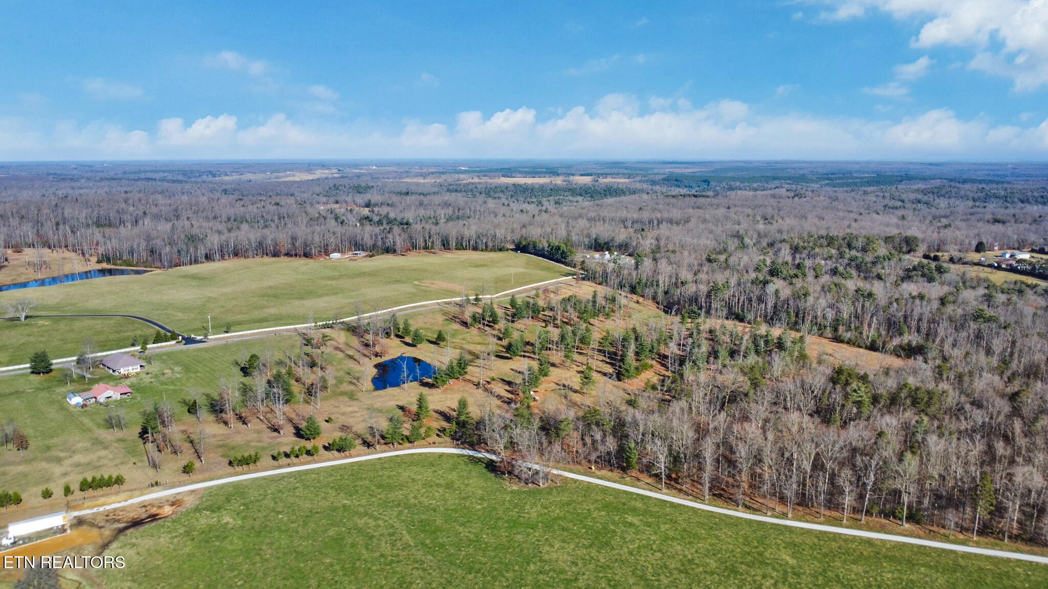 1275 Twin Bridge Road Deer Lodge, TN 37726 - Photo 21 of 47 an aerial view of a house