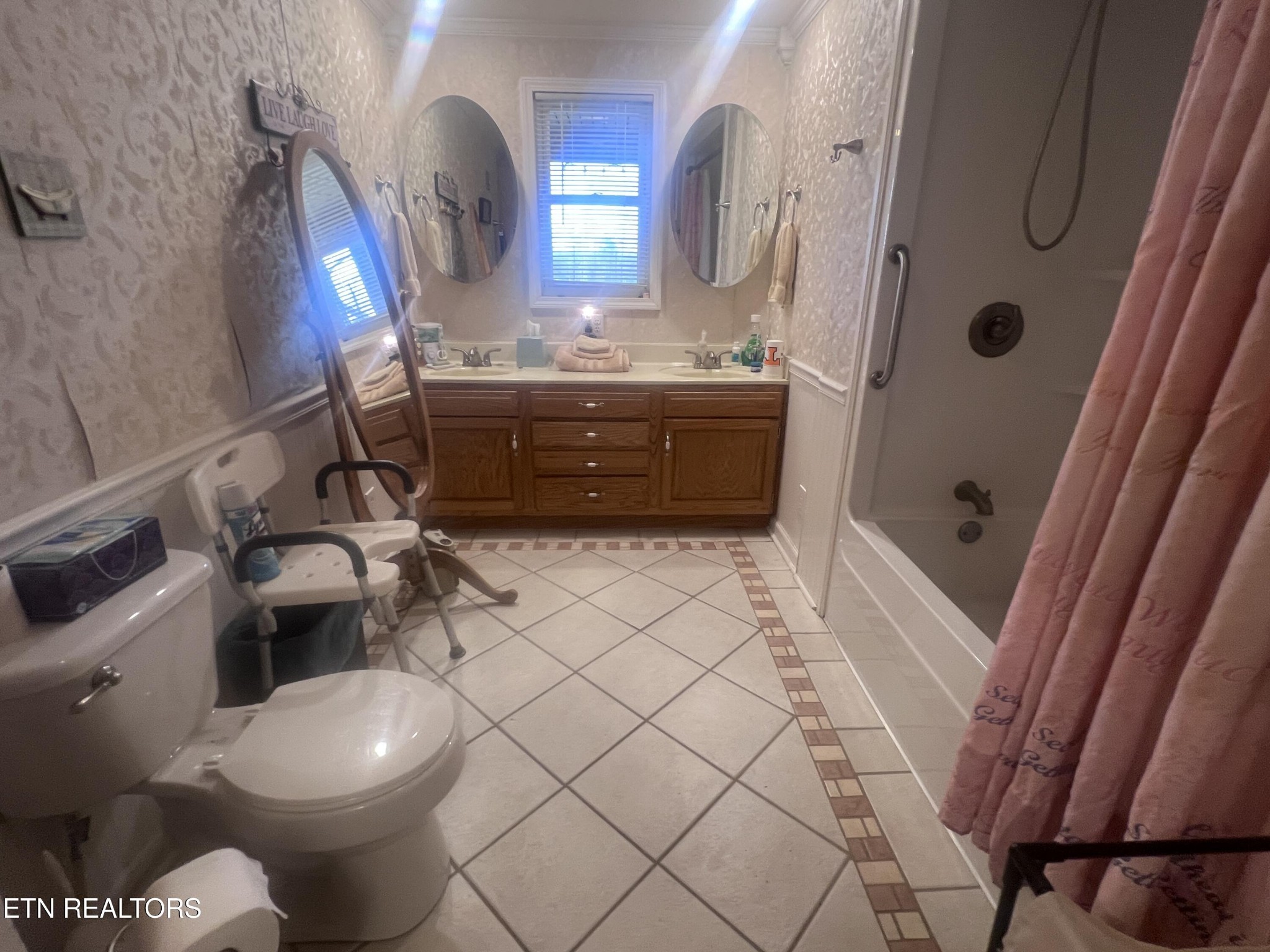 1275 Twin Bridge Road Deer Lodge, TN 37726 - Photo 29 of 47 a bathroom with a sink a toilet and shower