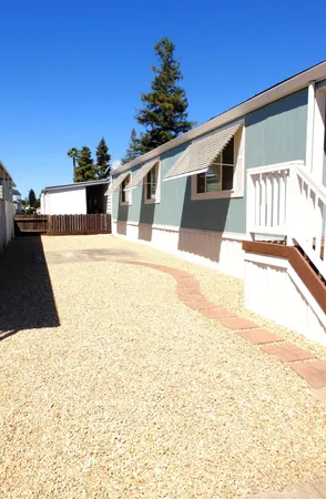 a view of a house with a outdoor space