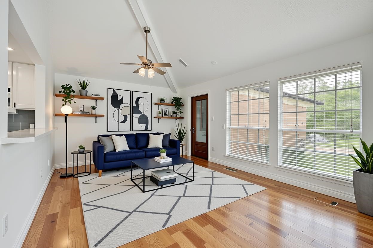 9208 Carousel Lane Houston, TX 77080 - Photo 21 of 31 a living room with furniture and a window
