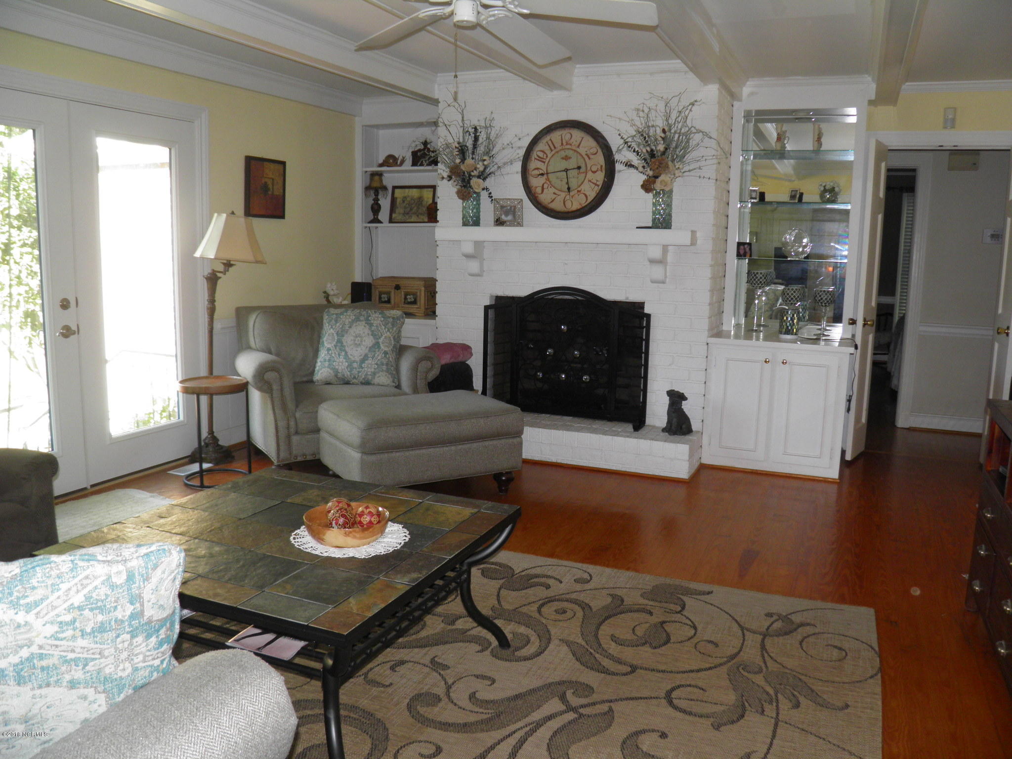 3704 Woodlawn Road Rocky Mount, NC 27804 - Photo 9 of 34 Den/Family Room with built-in's and gas log fireplace