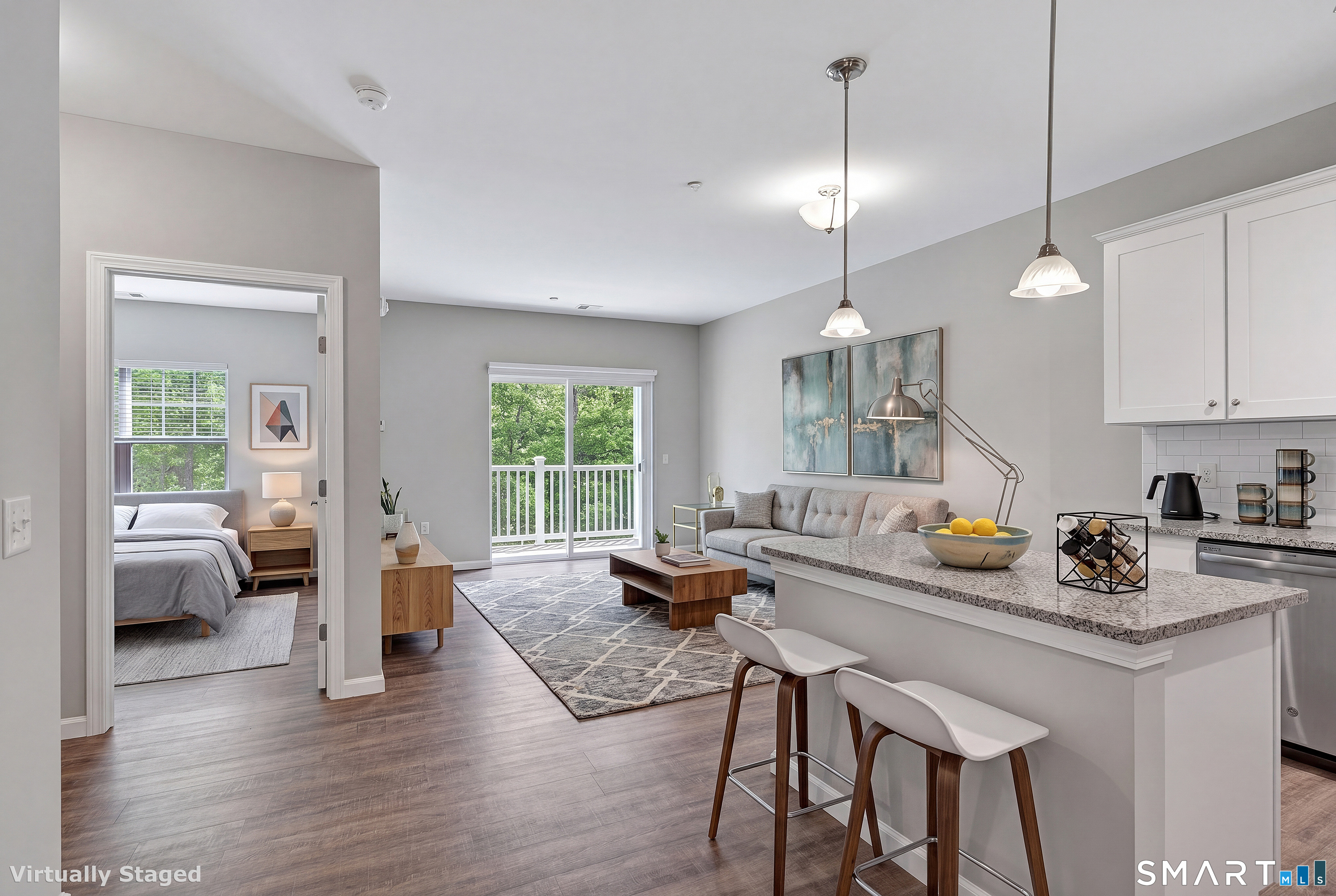 9 Covered Bridge Road Newtown, CT 06470 - Photo 25 of 27 Each 1-bedroom unit features an open floor plan with consistent flooring throughout and plenty of natural light.