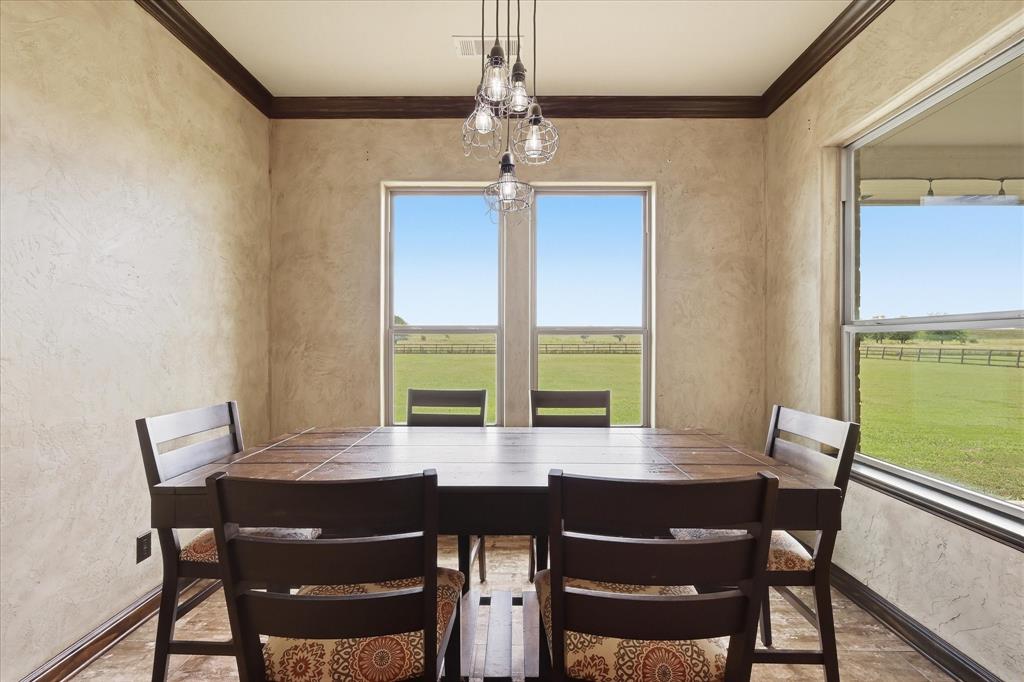 160 Vista Ridge North Decatur, TX 76234 - Photo 12 of 40 a view of a dining room with furniture window and outside view