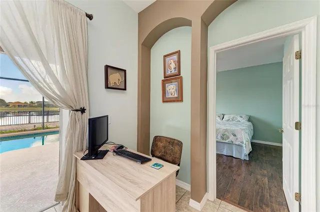 a bathroom with a sink a bathtub and a mirror