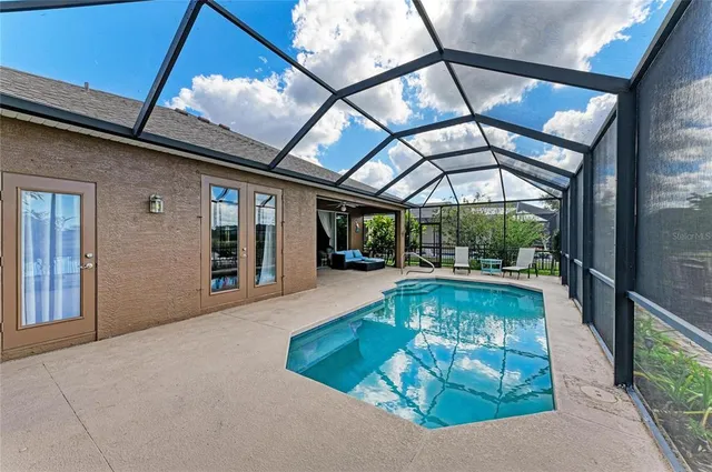 an aerial view of tennis court