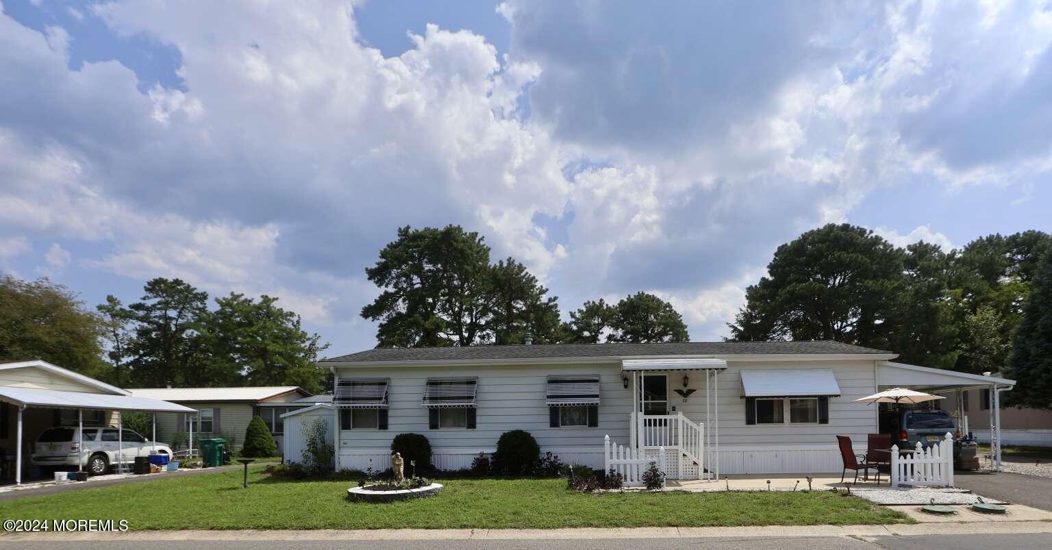 a aerial view of a house