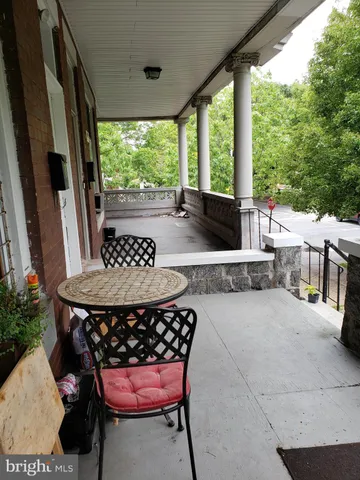a outdoor space with chairs