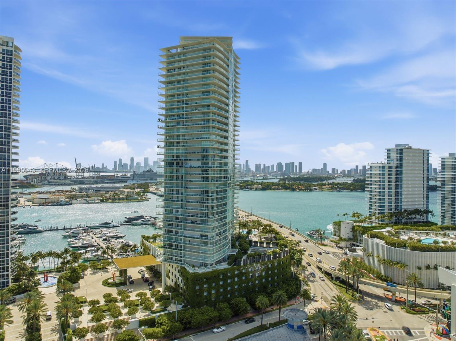 450 Alton Road, Unit 910 Miami Beach, FL 33139 - Photo 43 of 59 a view of lake with city
