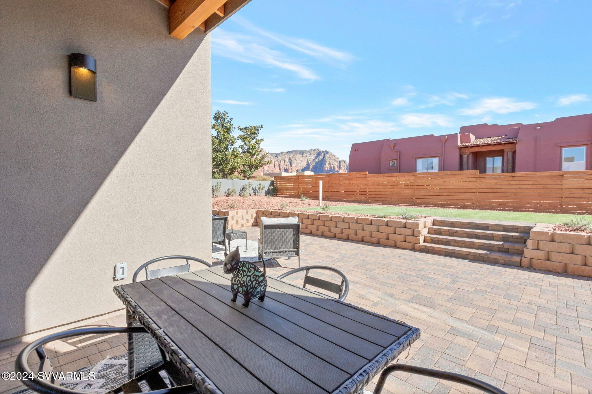 160 Roca Roja Road Sedona, AZ 86351 - Photo 24 of 26 back patio