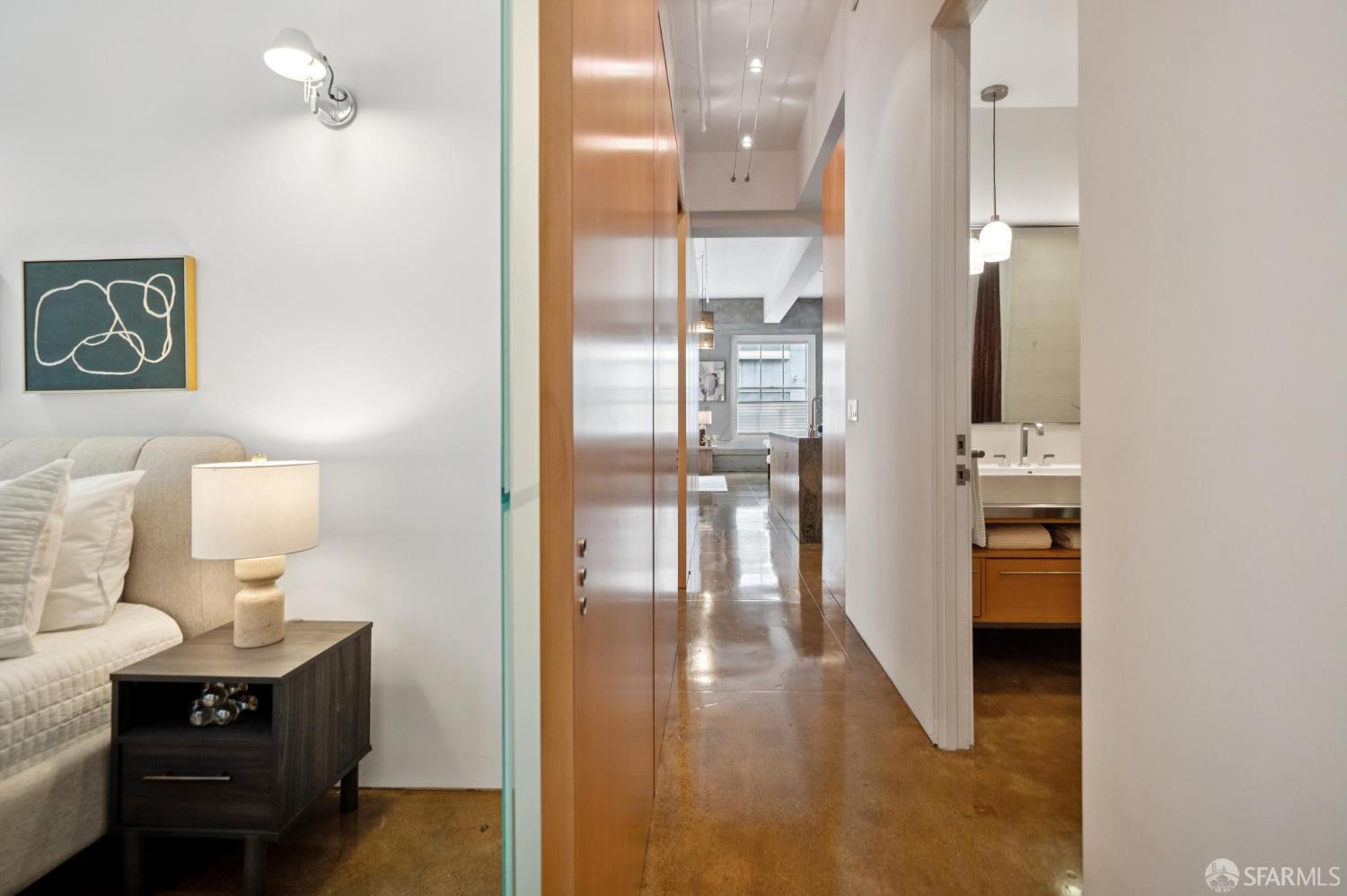 2 Mint Plaza, Unit 201 San Francisco, CA 94103 - Photo 28 of 40 a bathroom with a sink and a mirror