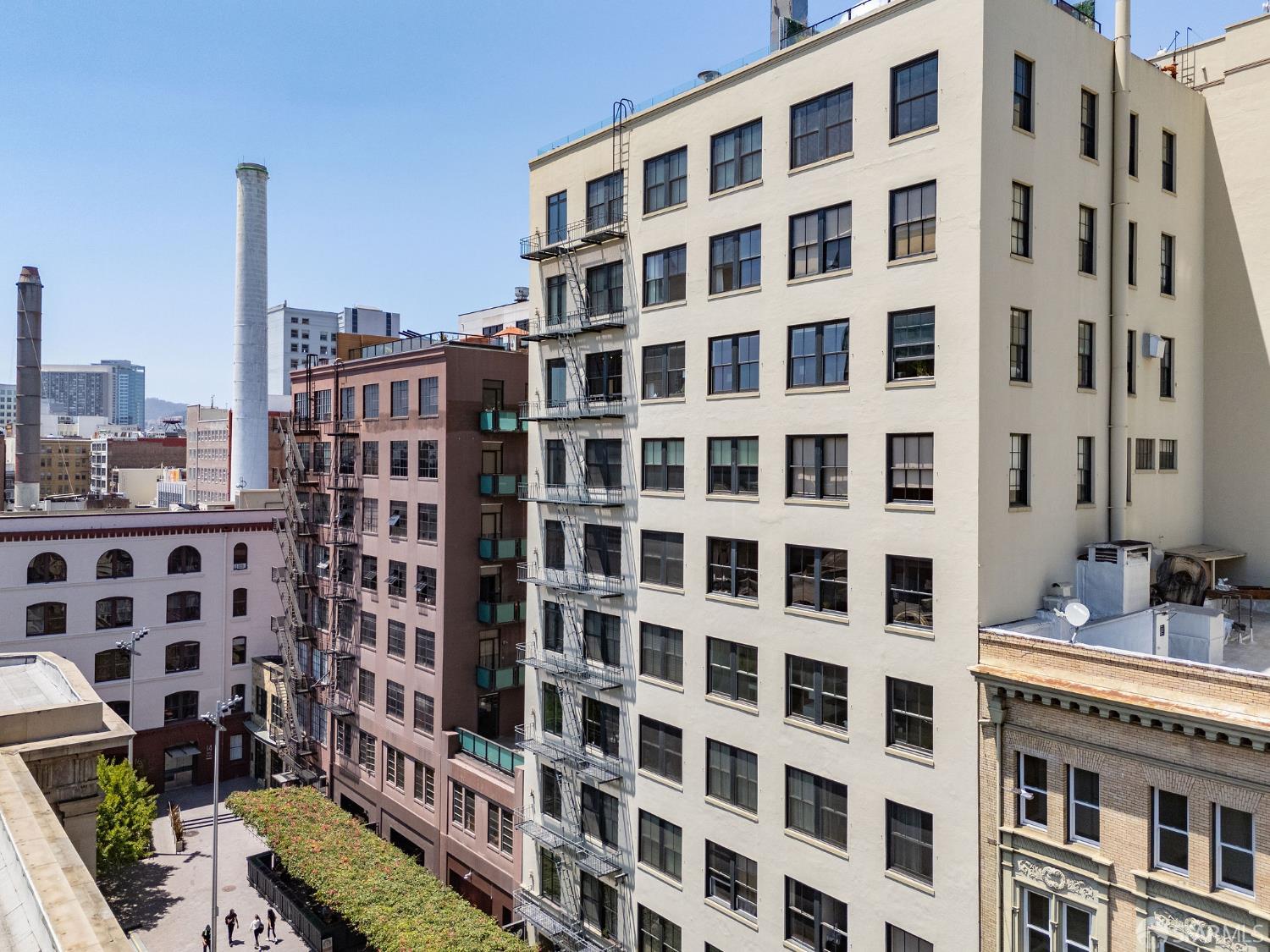 2 Mint Plaza, Unit 201 San Francisco, CA 94103 - Photo 33 of 40 a view of a building with a yard