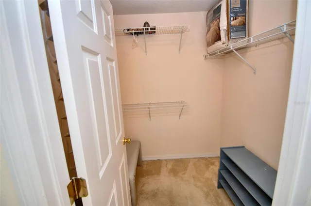 a view of walk in closet