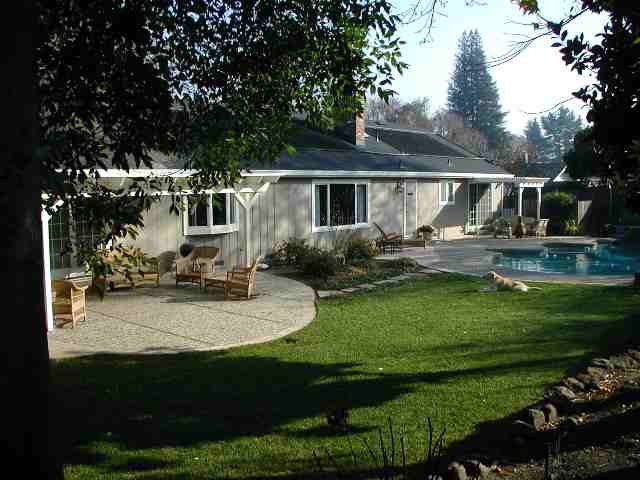 231 Morris Ranch Road Danville, CA 94526 - Photo 3 of 6 a front view of house with yard and green space