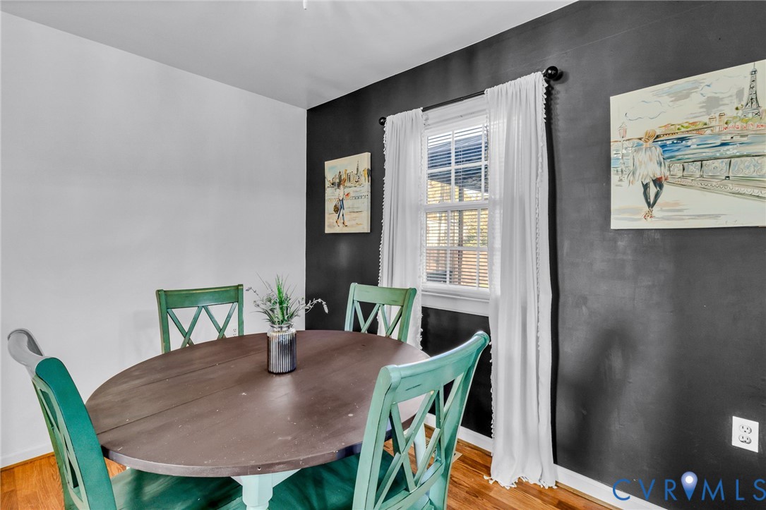 151 Badger Road Deltaville, VA 23043 - Photo 15 of 43 a view of a dining room with furniture