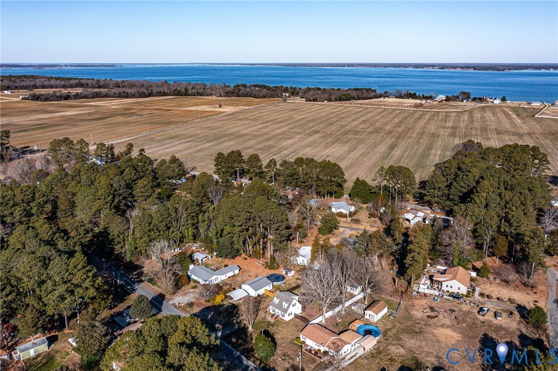 151 Badger Road Deltaville, VA 23043 - Photo 24 of 39 Aerial overview of property's location with rural