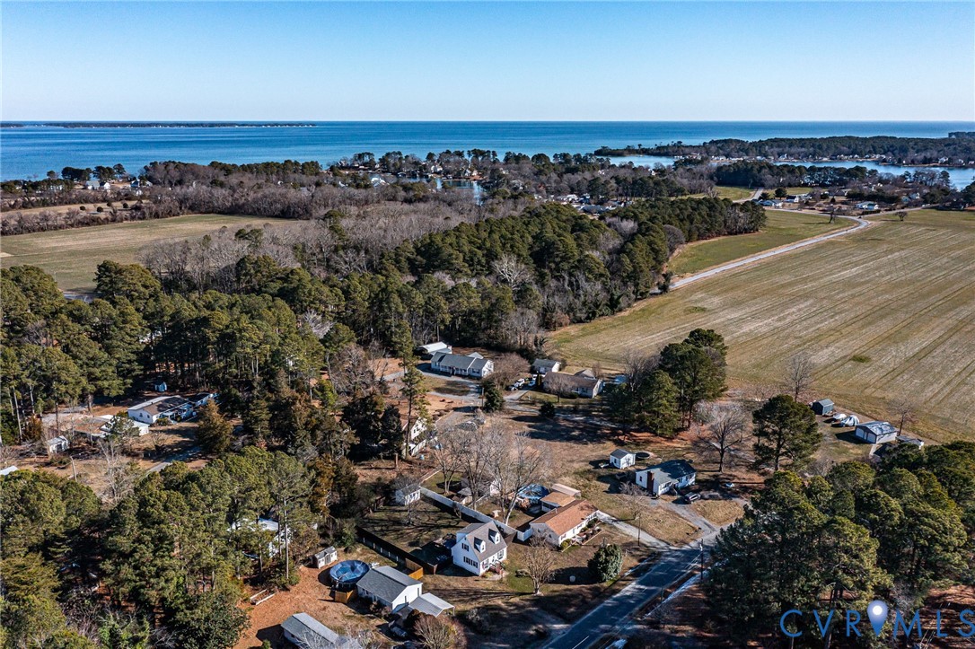 151 Badger Road Deltaville, VA 23043 - Photo 25 of 39 Aerial view of property's location featuring a nea