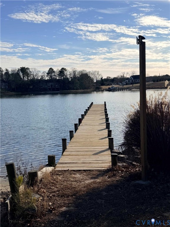 151 Badger Road Deltaville, VA 23043 - Photo 39 of 39 Dock featuring a water view