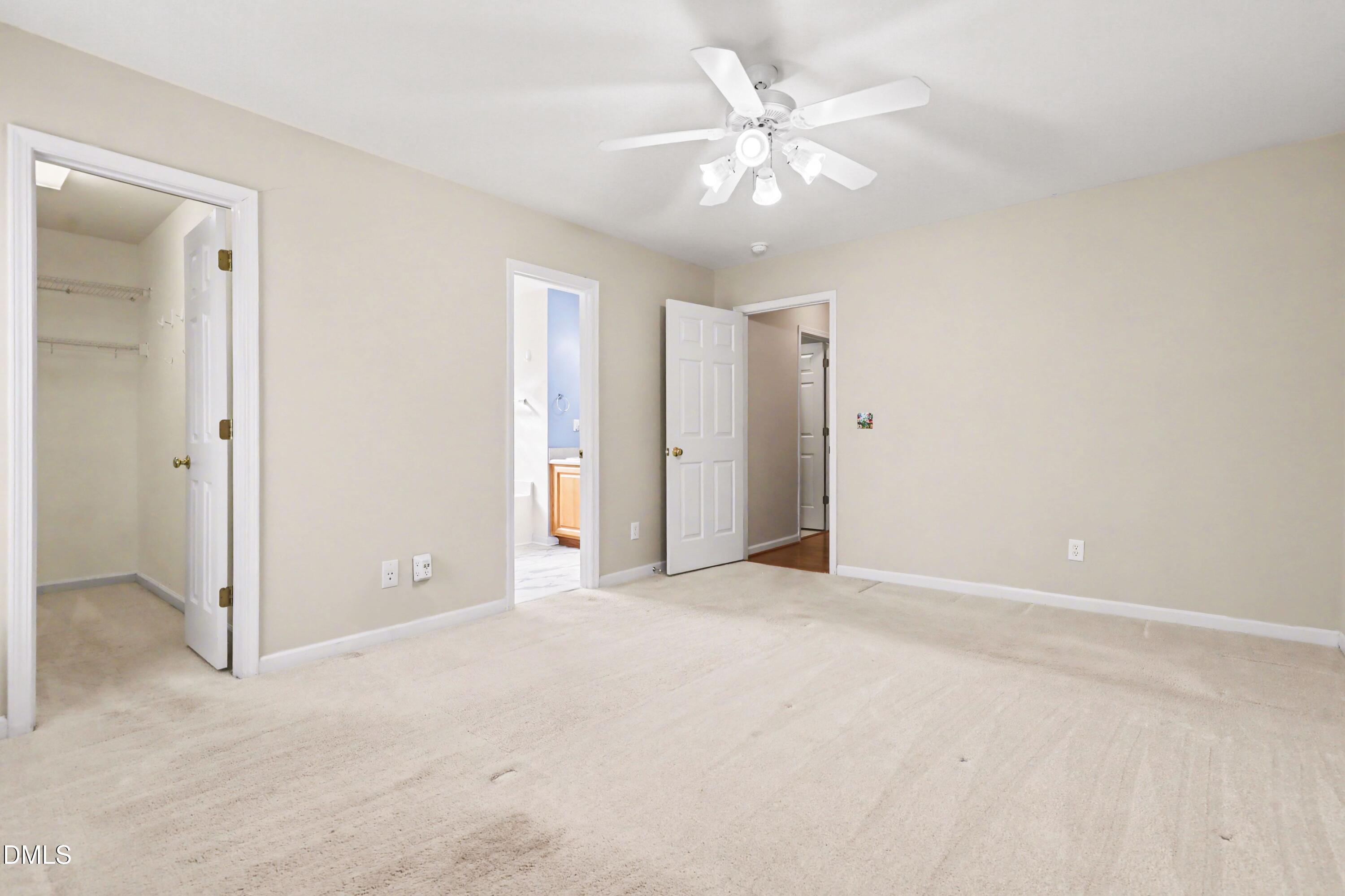 390 Eagle Stone Ridge Youngsville, NC 27596 - Photo 16 of 29 an empty room with fan and a ceiling fan