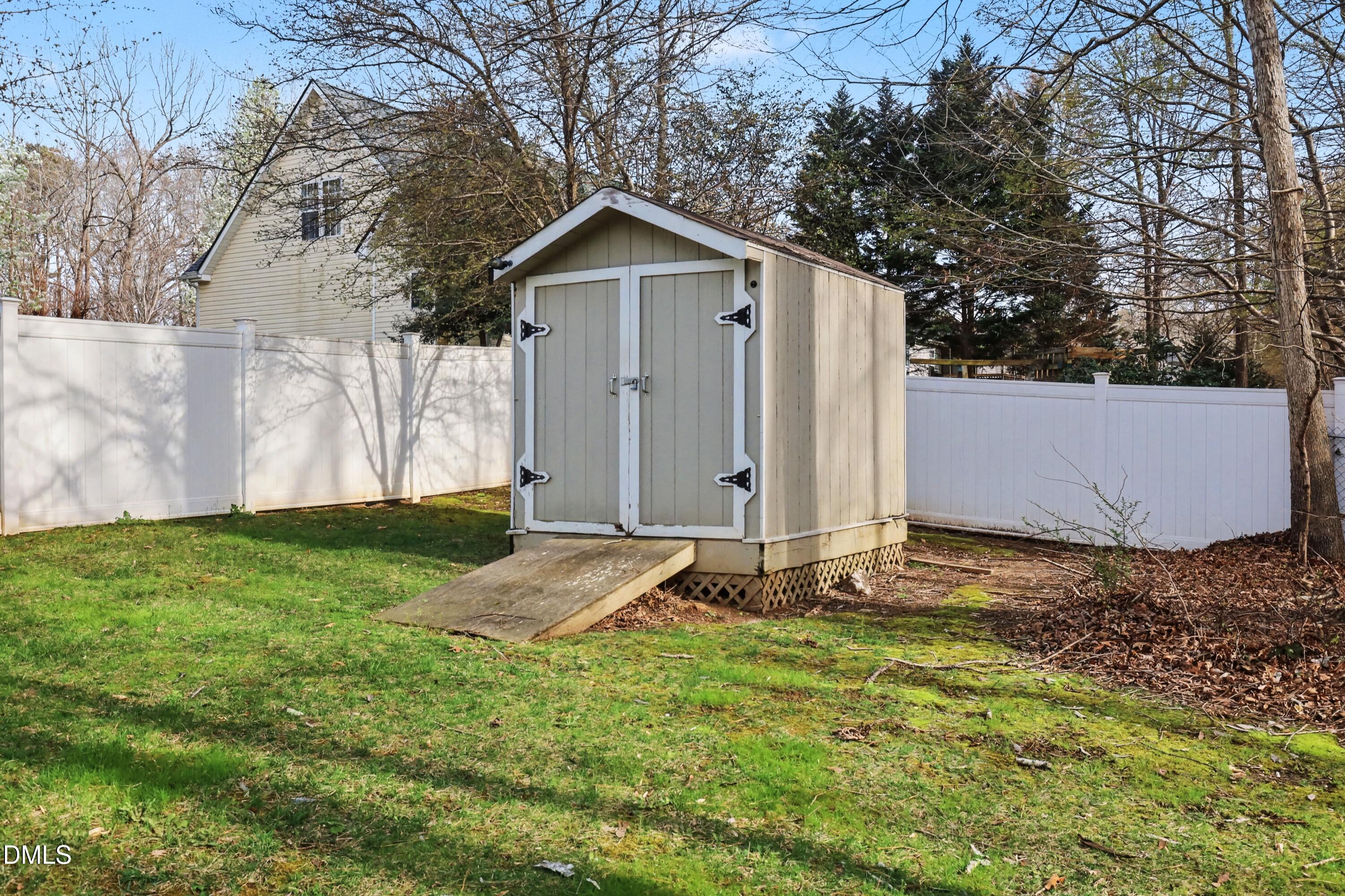 390 Eagle Stone Ridge Youngsville, NC 27596 - Photo 29 of 29 a backyard of a house with lots of green space