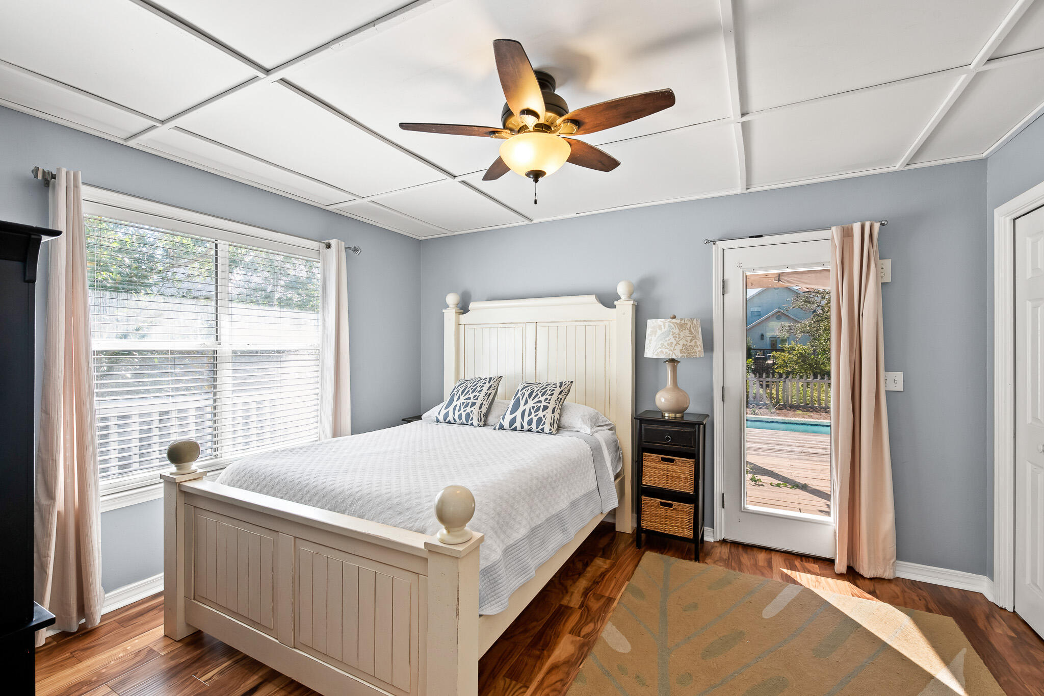 54 Sand Dunes Road Santa Rosa Beach, FL 32459 - Photo 12 of 22 a bedroom with a bed and a large window